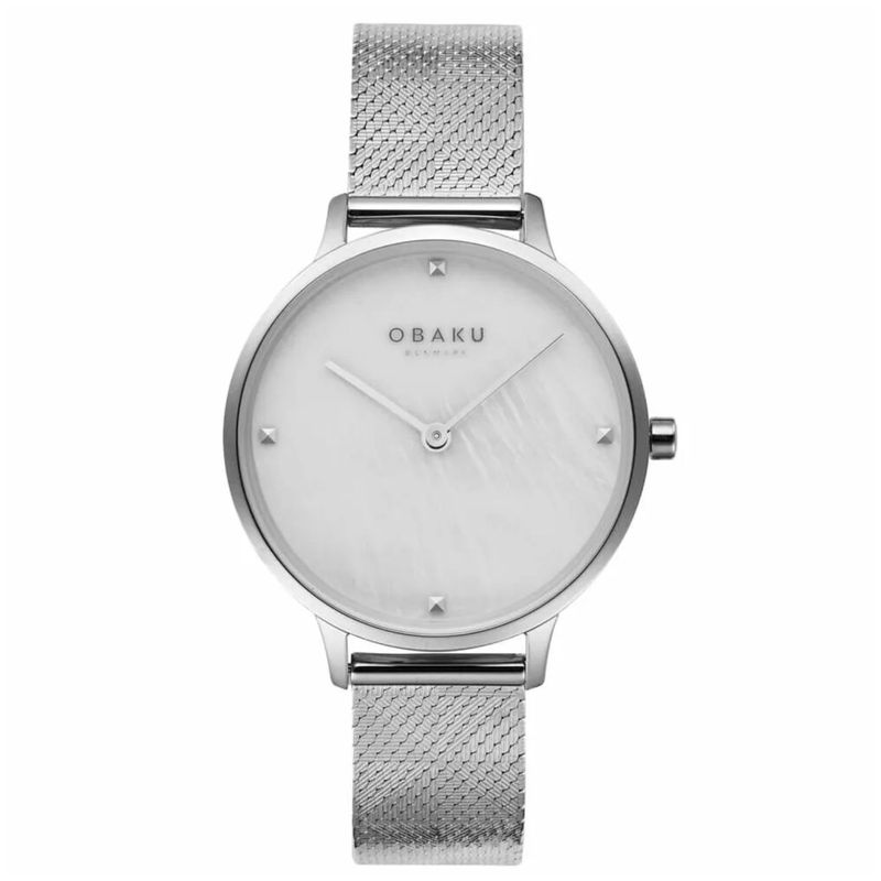 Obaku Womens Figen Mother Of Pearl Dial Watch  V295lxcwhc